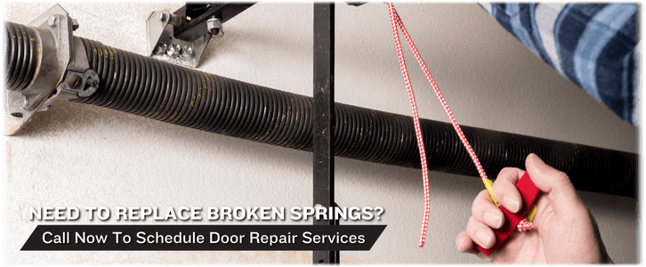 Broken Garage Door Spring Simsbury CT